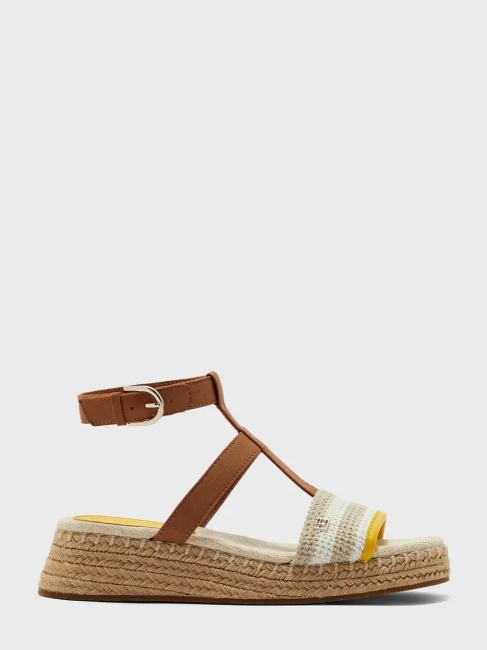 TOMMY - Crochet Platform Wedge Sandals